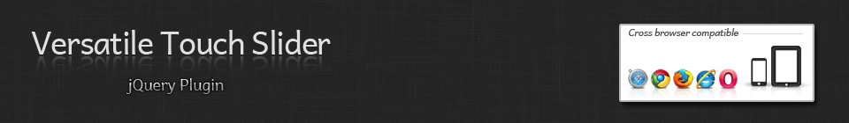 Versatile Touch Slider