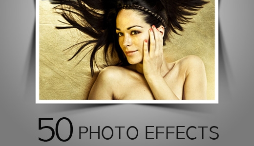 50 Photo Effects – Curl & Shadows
