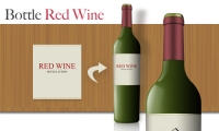 Bottle Red Wine