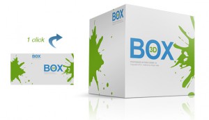 3D Box 006 - Photoshop Box 3d