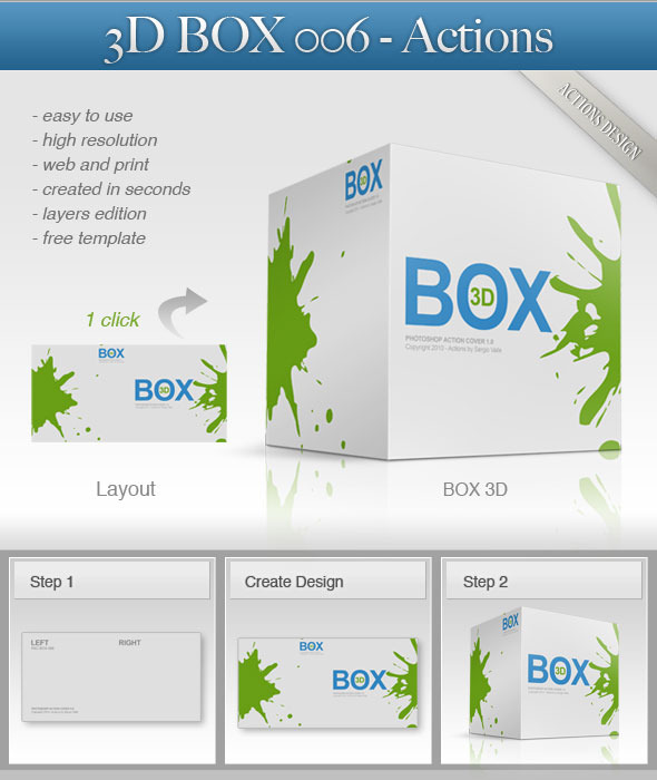 3D Box 006 - Photoshop Box 3d